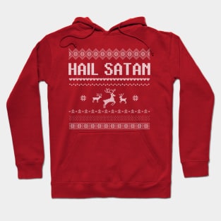 Hail Satan Ugly Funny Christmas Sweater Hoodie